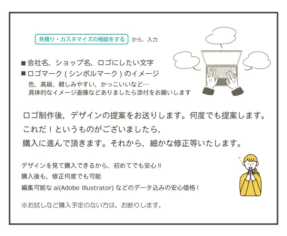 お店や会社のオリジナルロゴを安心価格で制作します 購入前にデザイン提案‼商用利用可!！Aiデータ込み！修正無料 イメージ10