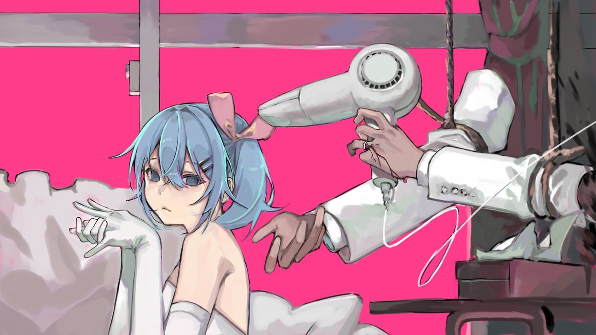 ダークな厚塗りイラスト制作します 厚塗りでダークな雰囲気が得意です。最短一週間納品 イメージ3