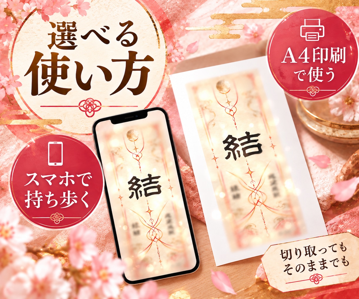 恋愛・縁結び｜願いを託す護符をお届けします 目に見えない恋の願いを、筆でひとつの形に イメージ2