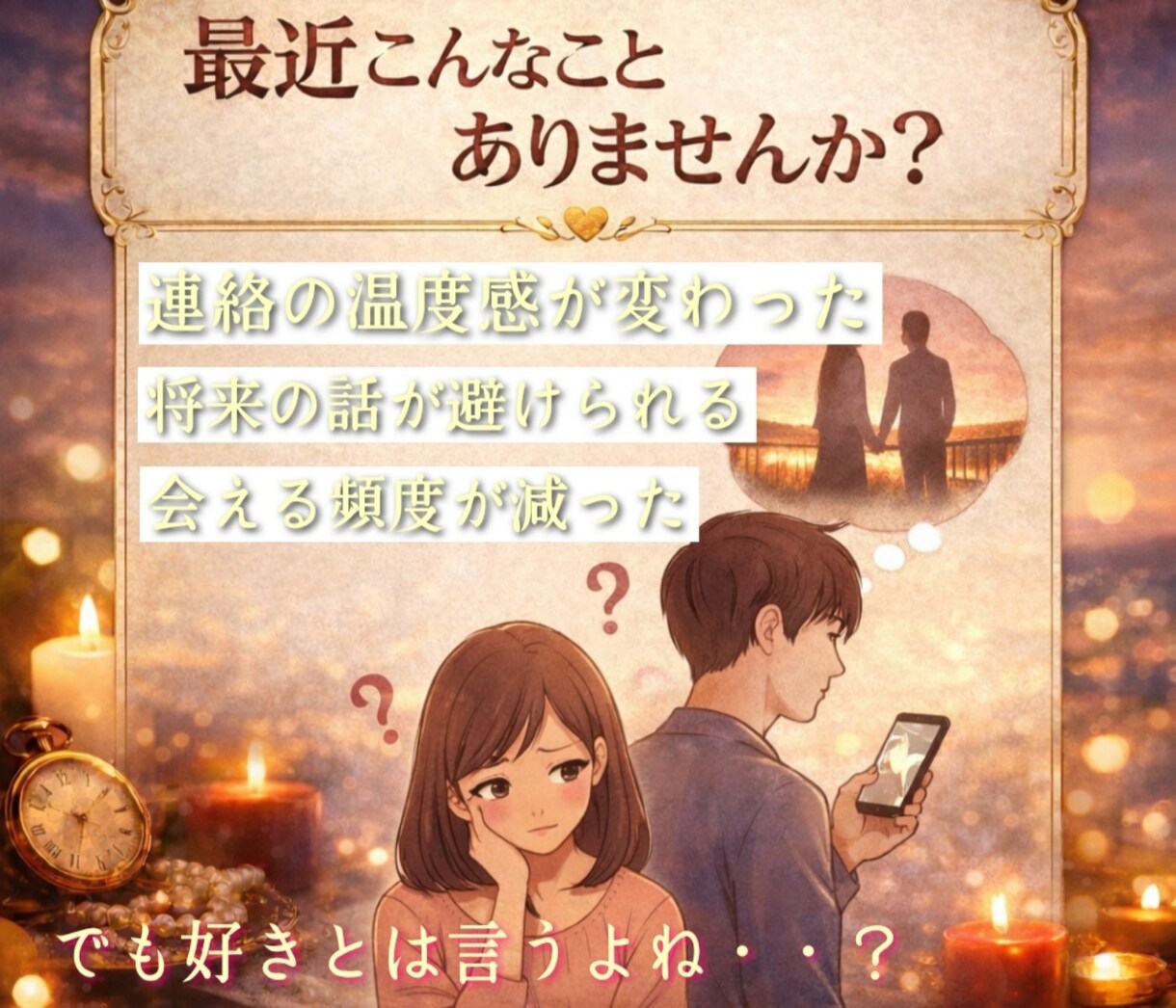 不倫】彼の本音(過去→現在→未来)を視ます 彼の気持ちの変化を見逃していませんか? イメージ2