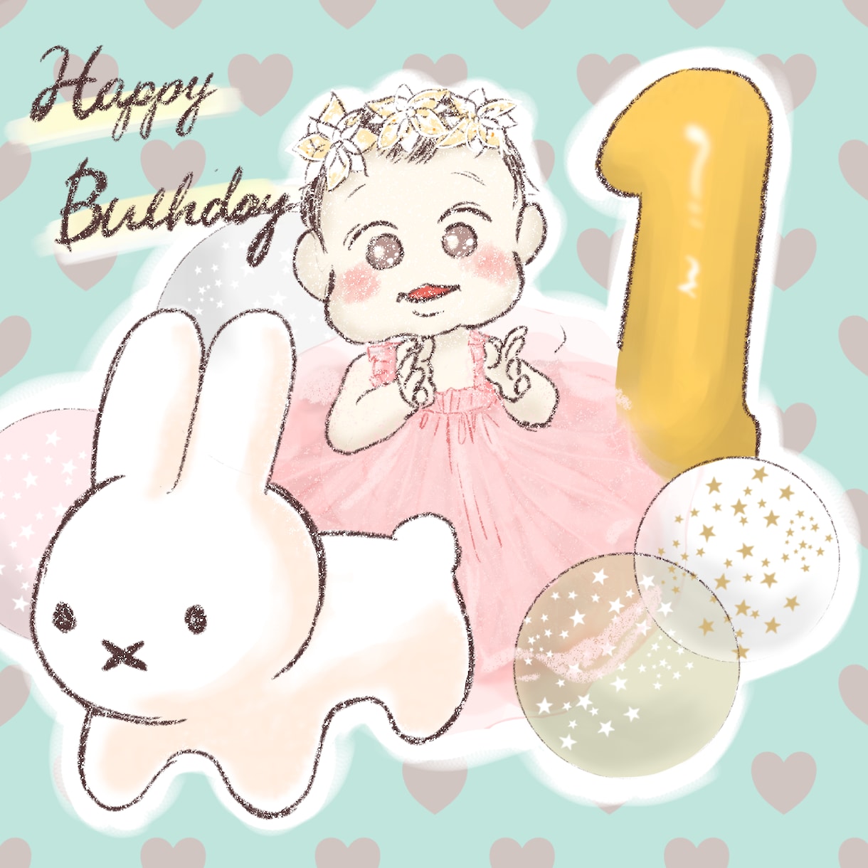 お子さんの似顔絵描きます SNSのアイコンや誕生日ボードに⭐︎ イメージ4
