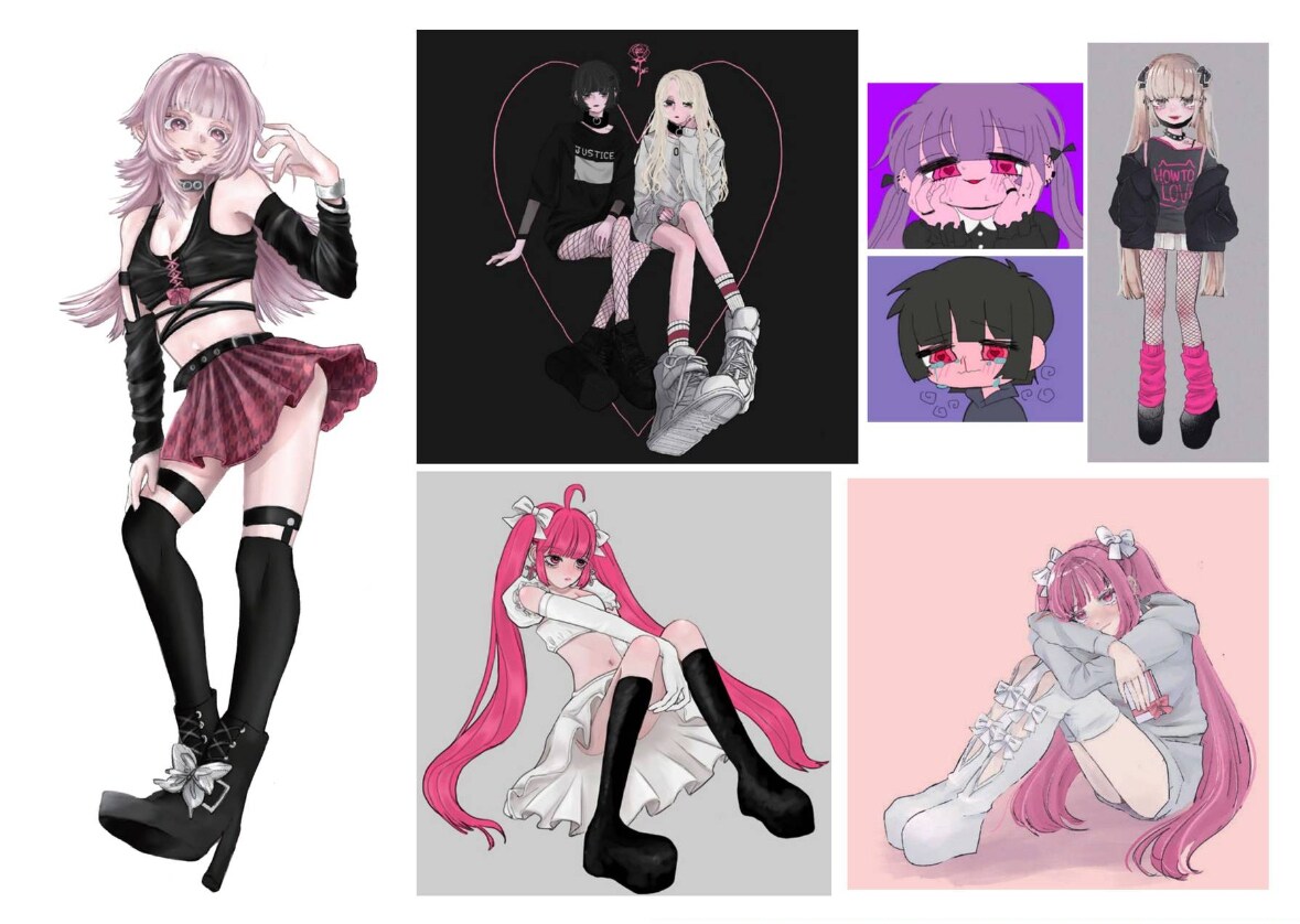 プロがオリキャラのデザイン考案+モデリングします あなただけのオリジナルキャラクターを2dと3dで制作！ イメージ7