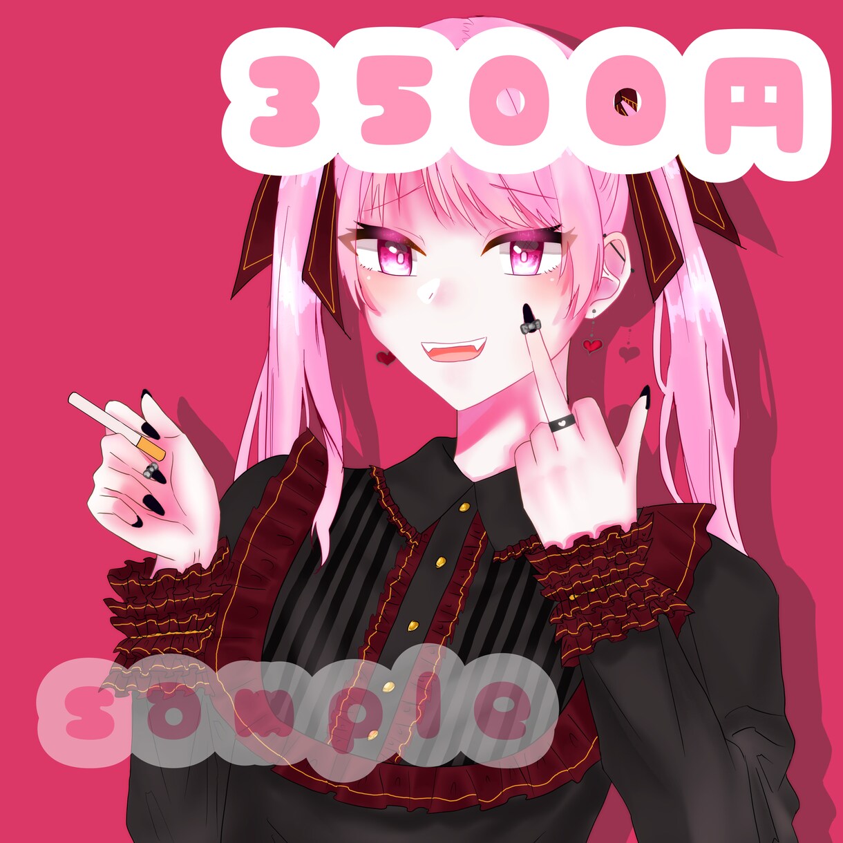 SNSアイコン作成できます かわいいSNSアイコン作成します〜！任せてください！ イメージ3