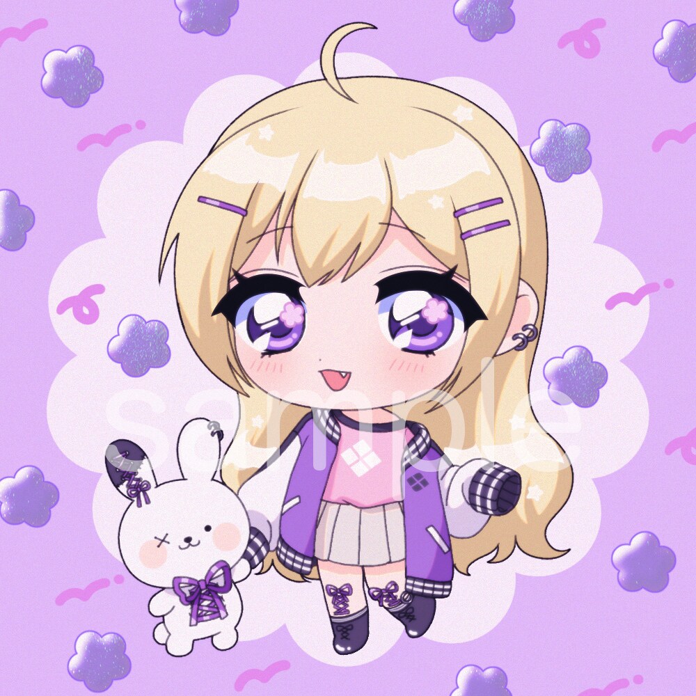 ミニキャライラストお描きします かわいいミニキャライラスト、アイコンお描きします！ イメージ3