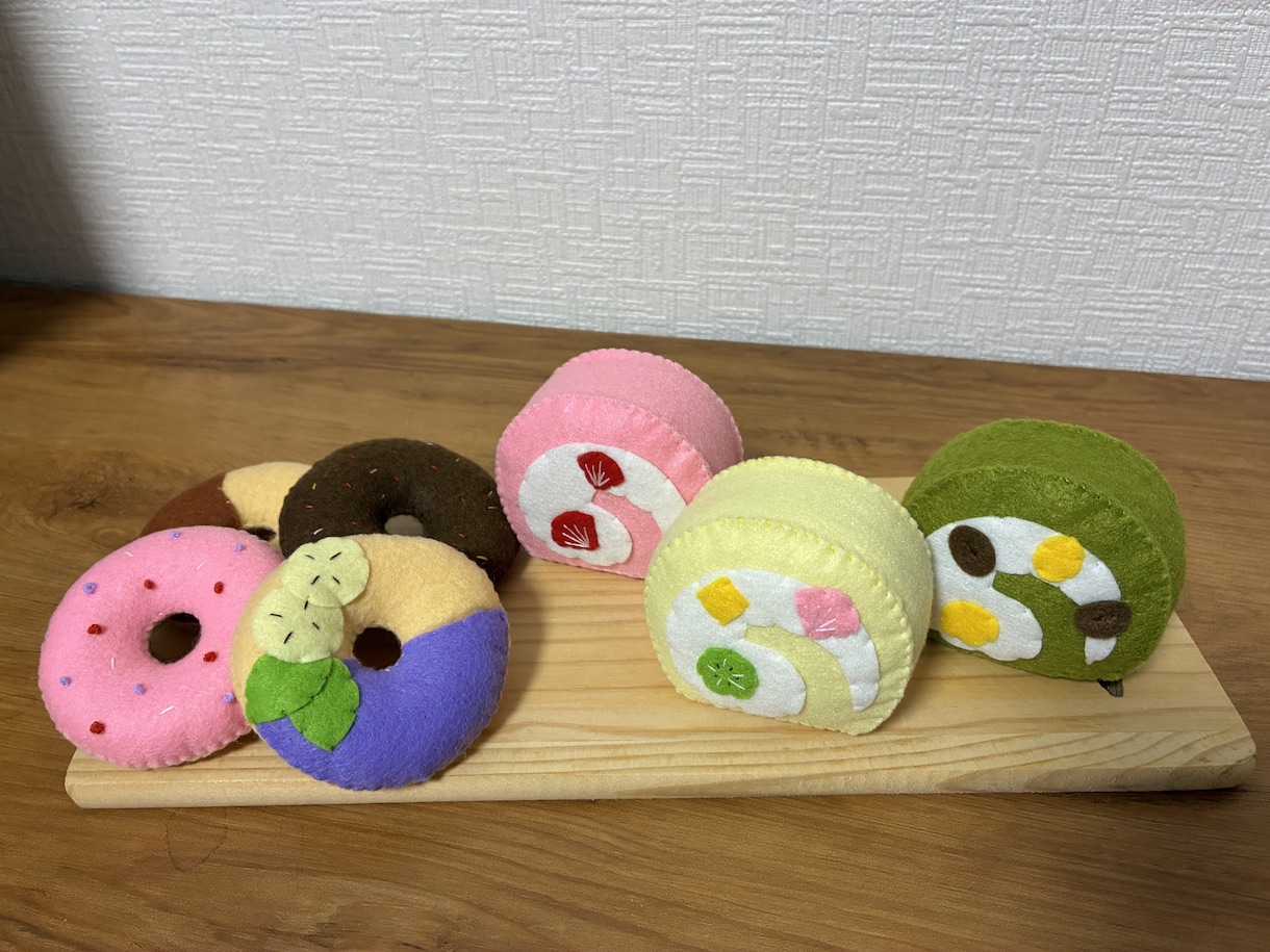 フェルトのおままごとをオーダーメイドします お子さまの好きな食べ物をフェルトで形にします イメージ7