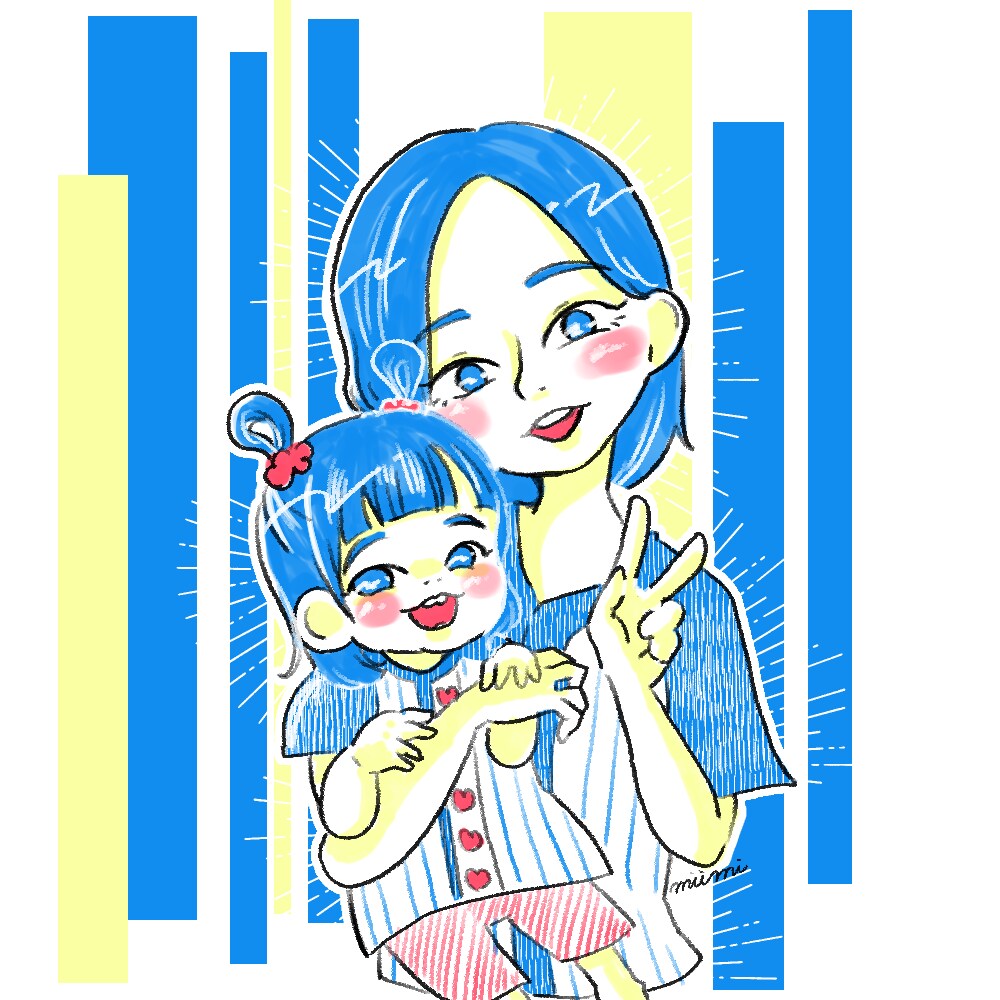 カラフルでおしゃれ！家族みんなの似顔絵描きます ギフトに最適！オシャレに飾れる色使いの似顔絵はいかがですか？ イメージ4