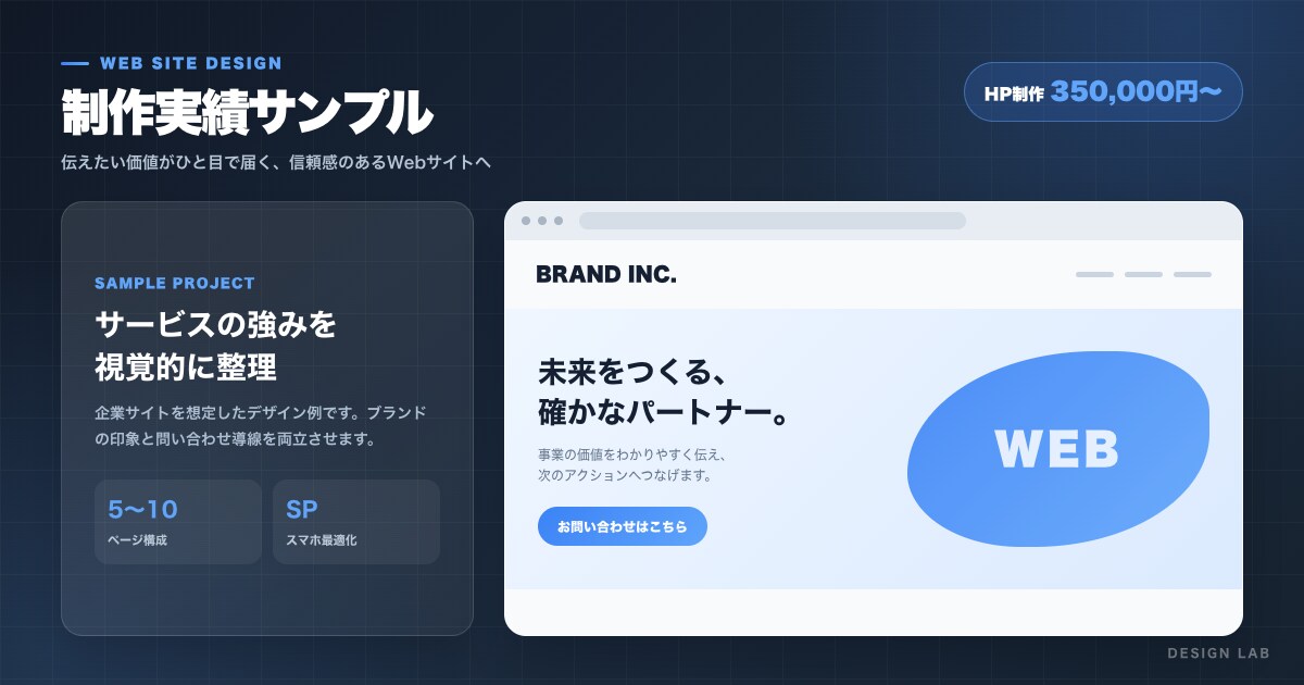 経営目線で問い合わせにつながるHPを制作します まず経営者目線で成果につながるサイトをご提案します イメージ4