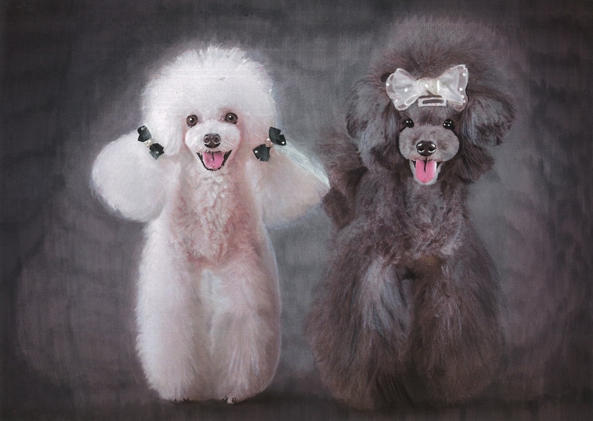 愛犬の似顔絵描きます 愛犬の写真から肖像画のようなクオリティ イメージ2