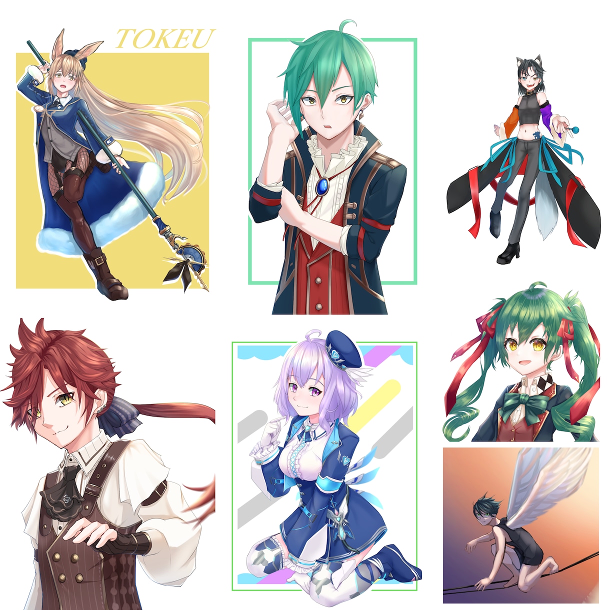 塗りがきれいなキャラクターイラストを制作いたします 立ち絵やアイコン、MV用キャライラストなどを制作いたします。 イメージ2