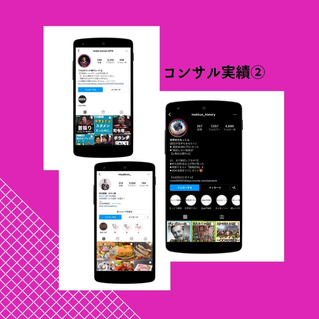お試し版｜プロのSNSコンサル体験できます プロSNSコンサルをライトなお試し版を公開 イメージ3