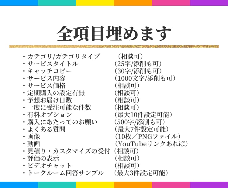 丸投げOK！ココナラサービスページを丸ごと作ります サービスを売りたいけどめんどくさい…出品ページ丸ごとお任せ！ イメージ9