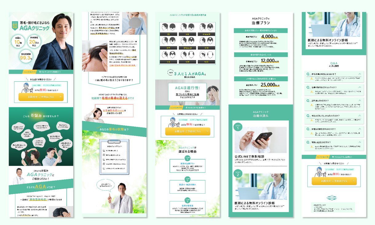 限定価格！男性向けLPデザイン制作します 3名様限定特別価格！格安で高品質なデザイン提案いたします！ イメージ2
