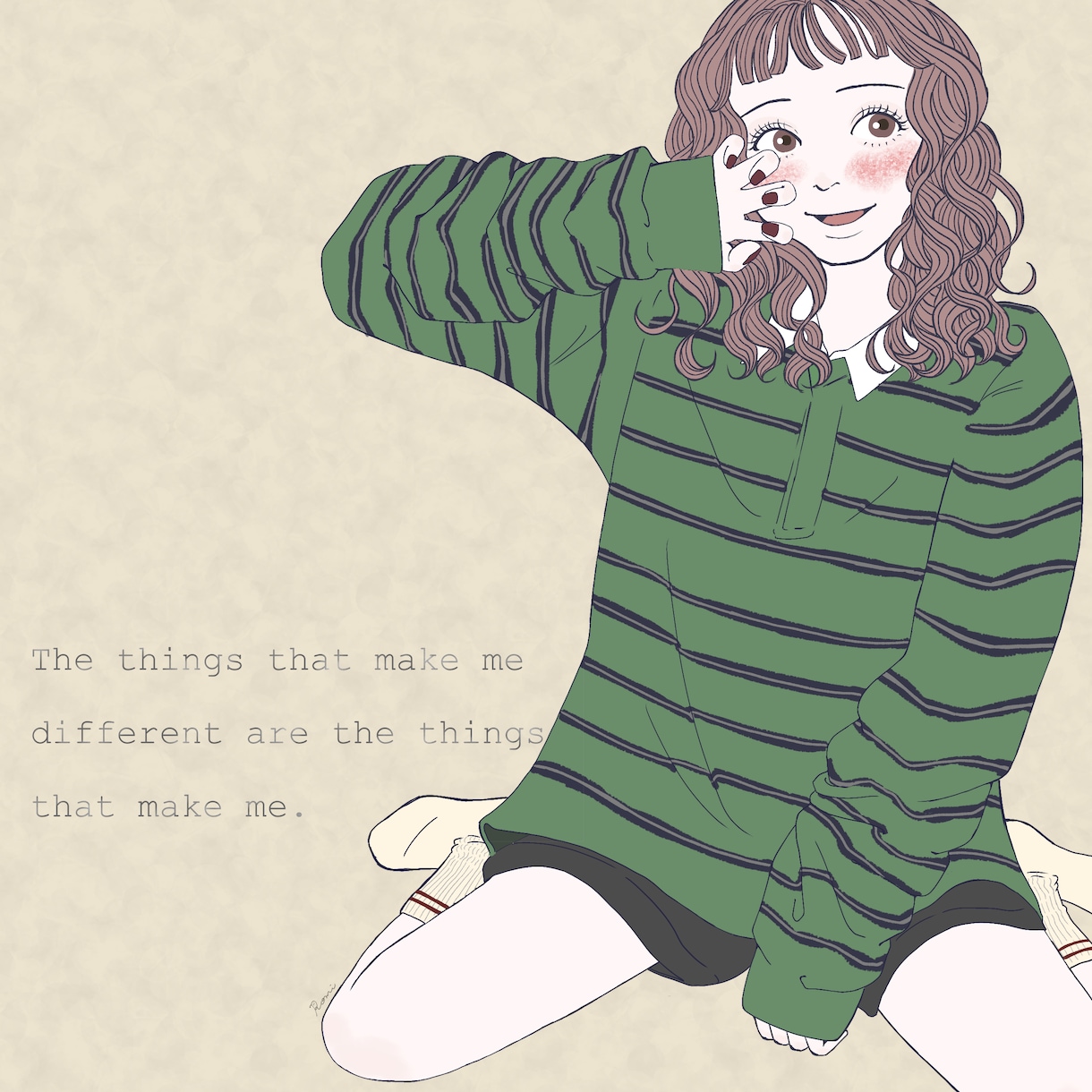 シンプルでかわいい女の子イラスト作成します パンフレット挿絵やパッケージデザイン用イラスト始めました イメージ1