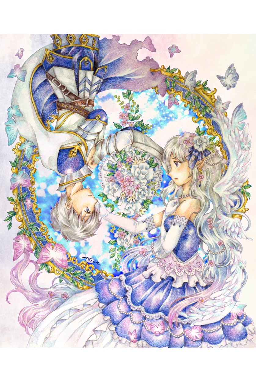 色鉛筆でイラストを描きます 優しい色鉛筆の雰囲気と、アニメ広告のようなデザインもします イメージ5