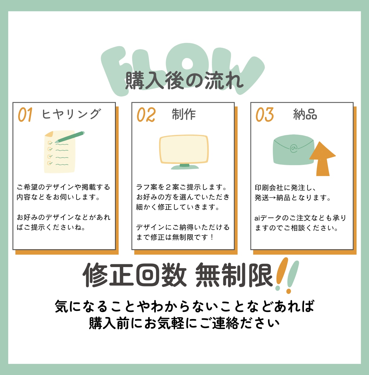 個性が光る名刺・カード作ります 【モニター価格】印刷・発送込み！先着2名様限定価格です☺︎ イメージ2