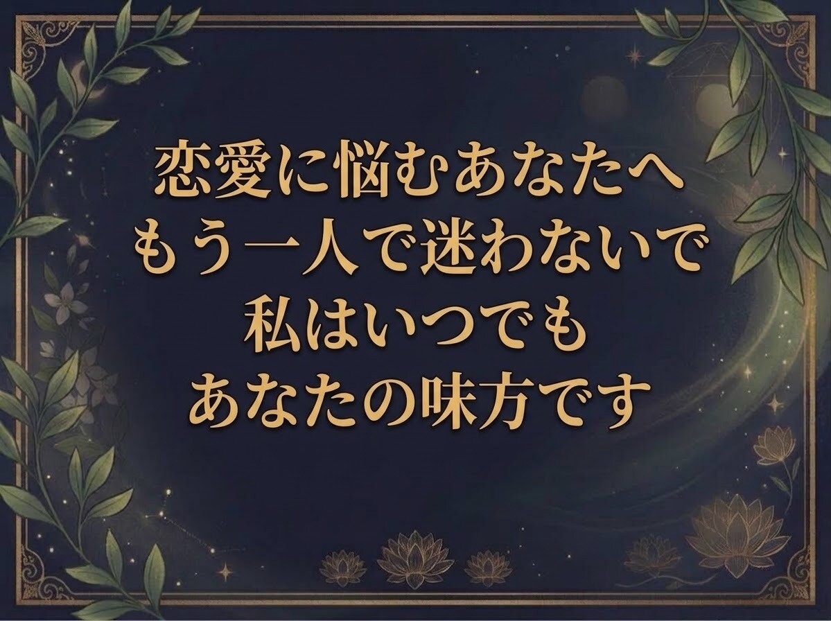数秘術と霊視タロットで彼の気持ちを占います 彼の気持ち・本音を読み解き、恋愛の迷いを整理します イメージ10