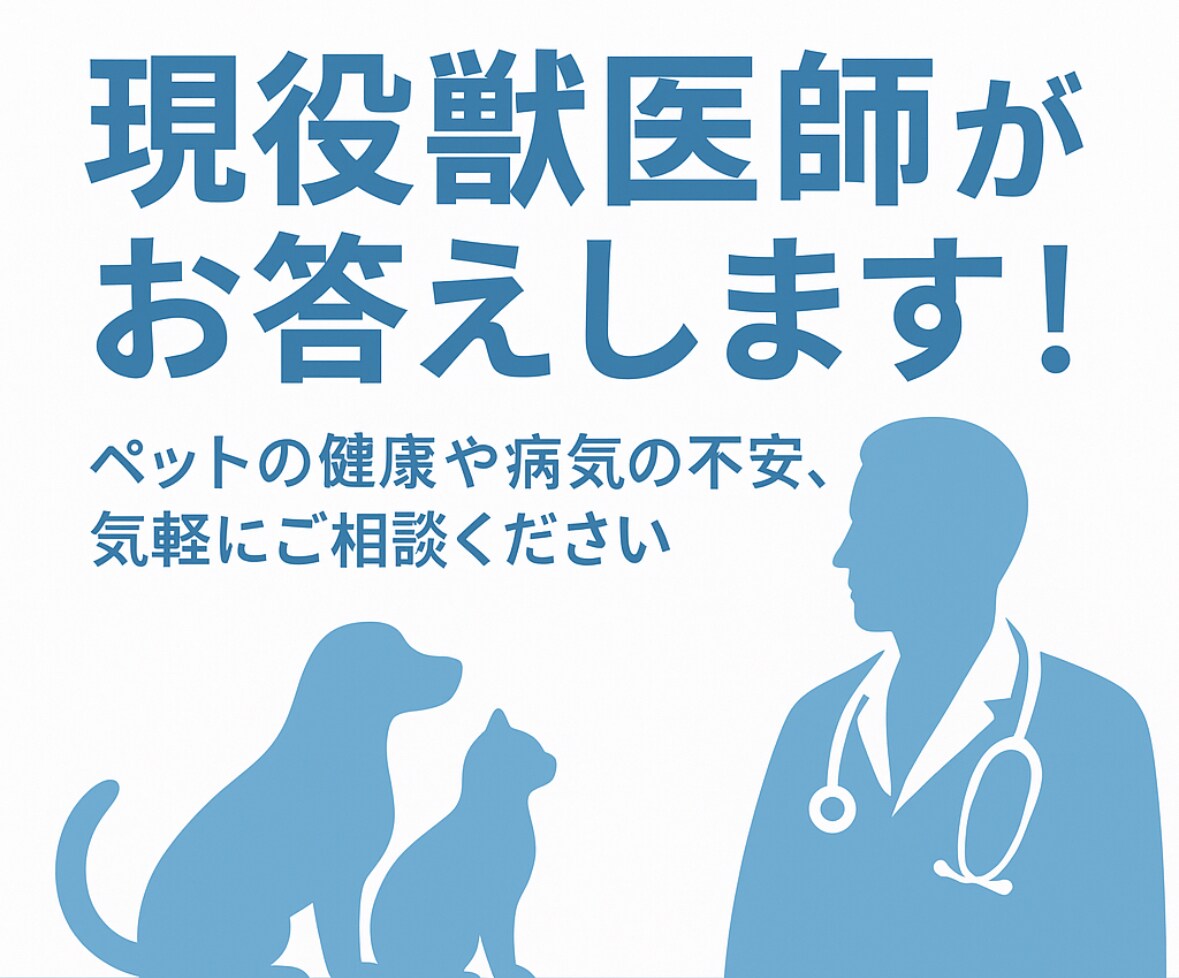 病院に行くべき？ペットの症状を獣医師が整理します 様子見でいいのか、受診の目安が分からない不安にお答えします イメージ1