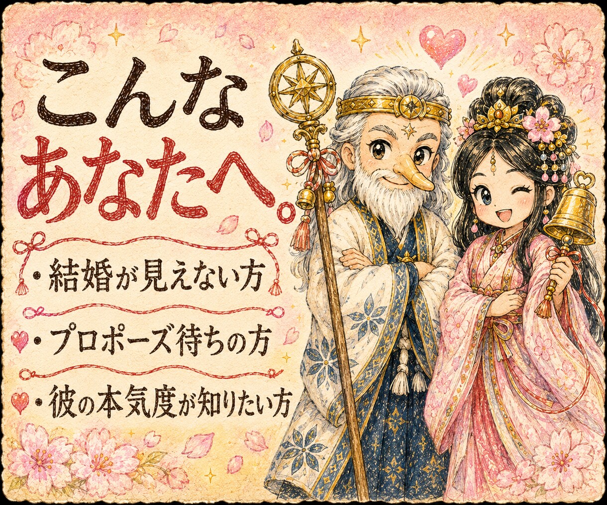 おふたりの結婚を霊視タロットで鑑定いたします 「この人と結婚できる？」霊視で本音を読み解きます イメージ4