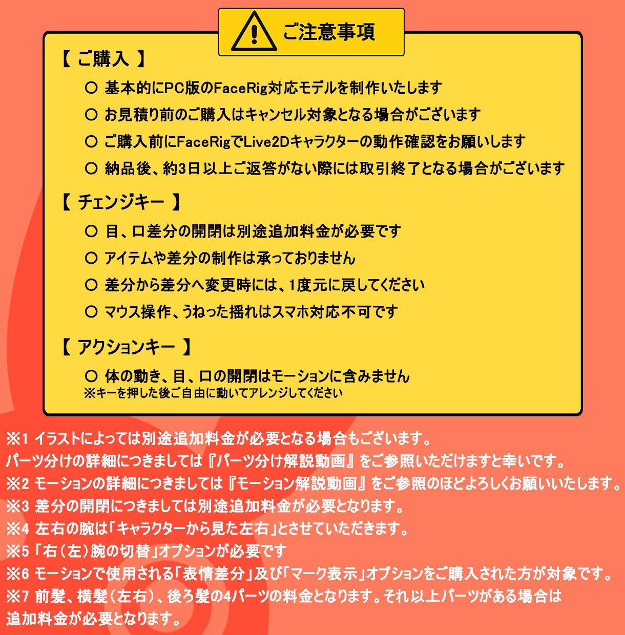 リピーター様限定！Vtuberモデル作ります 《リピーター様 割引》基本料金 -5000円でご提供します！ イメージ4