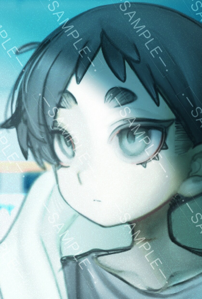 顔アップの1枚絵を描きます インパクト大の1枚絵です！（二次配布、加工可） イメージ4