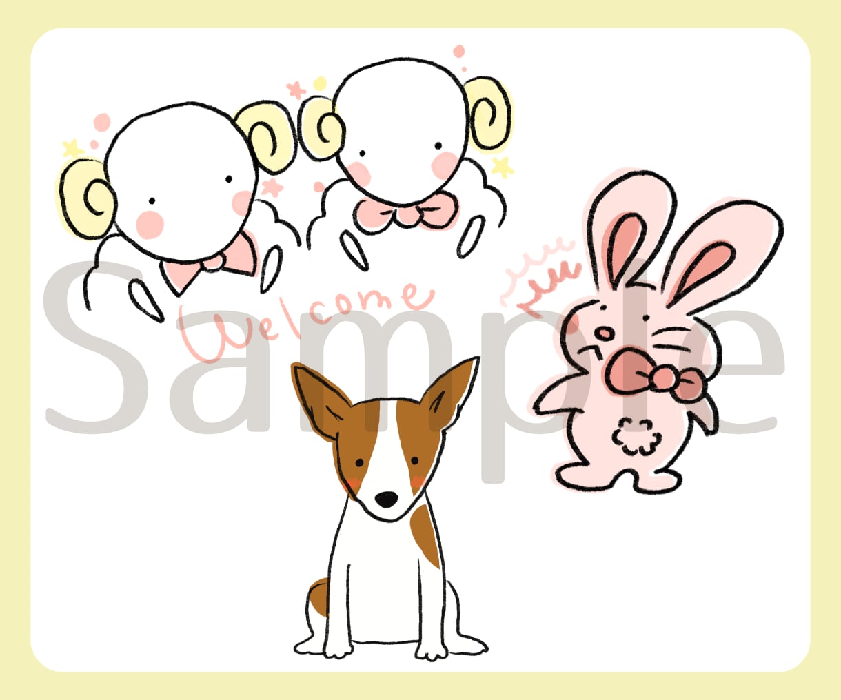 安いけどゆるかわ♡イラスト描きます ★資料・スライド・SNS投稿等のワンポイントに★ イメージ7
