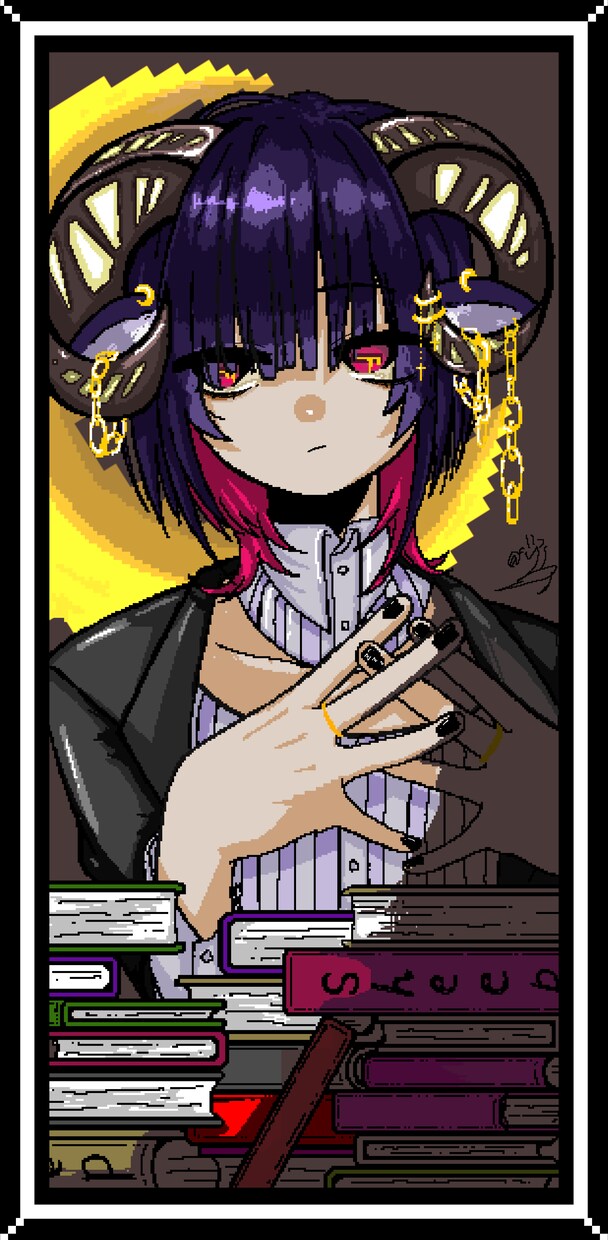 かわいい1枚絵．アイコン描きます 薄暗い淡い色が得意。かわいい系の女の子描きます！ イメージ4