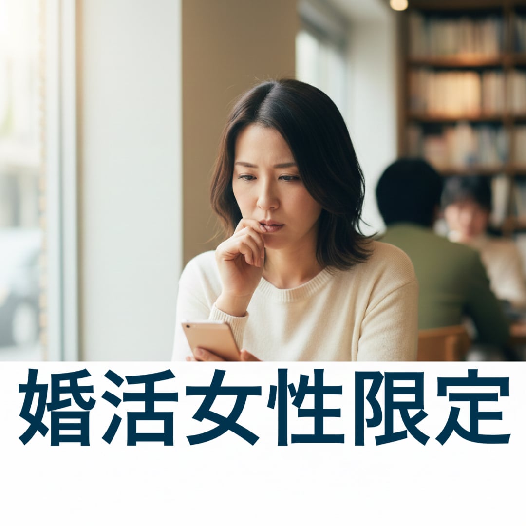 婚活女性限定☆婚活のお悩みご相談等お話伺います 結婚相談所代表が今までの経験から貴女の為の担当になります。 イメージ1