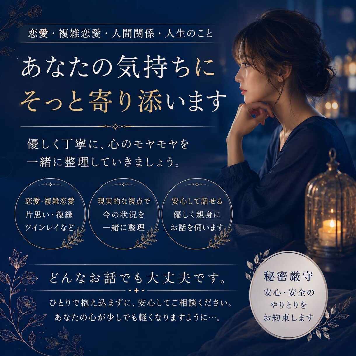 恋愛と心を優しく整理します 地球目線と未来視で心を整えます イメージ1