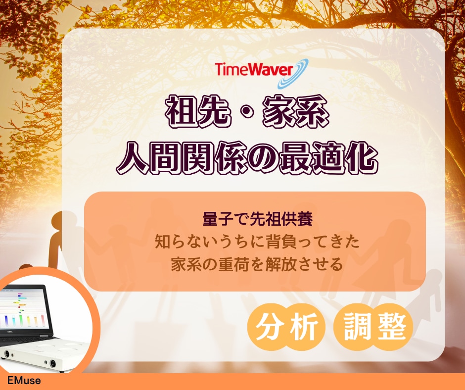 タイムウェーバーで家系の重荷を解放する調整をします 知らずに背負ってきた家系の重荷を、そっと降ろす イメージ1