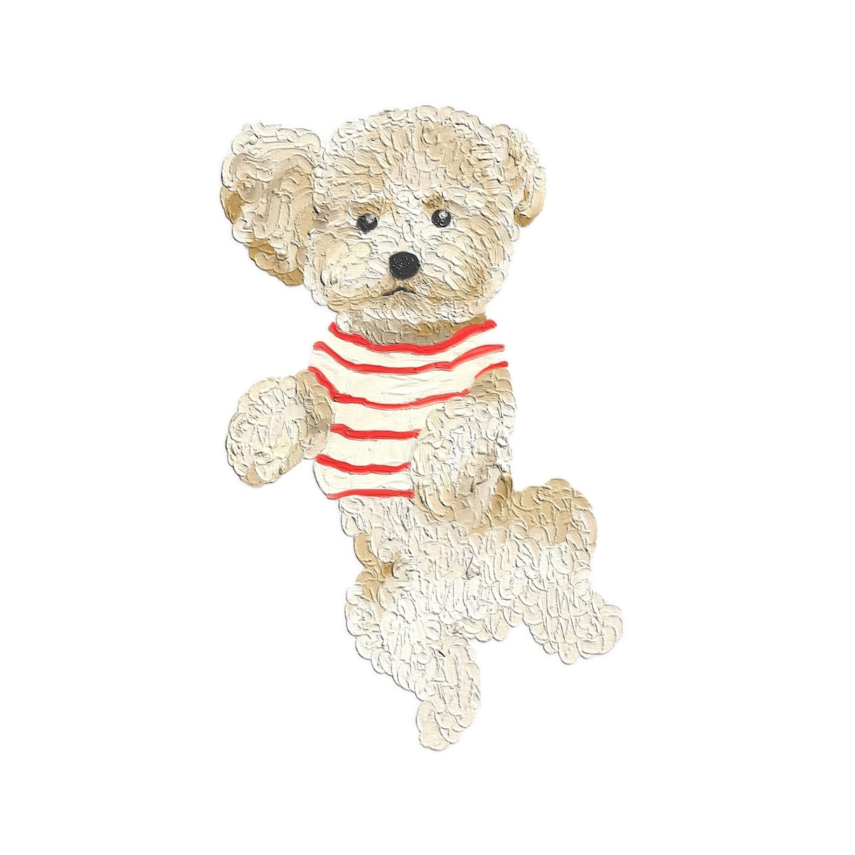 油絵風ペットの似顔絵製作します 油絵風◯ペット似顔絵◯ゆるくてかわいいイラスト イメージ2