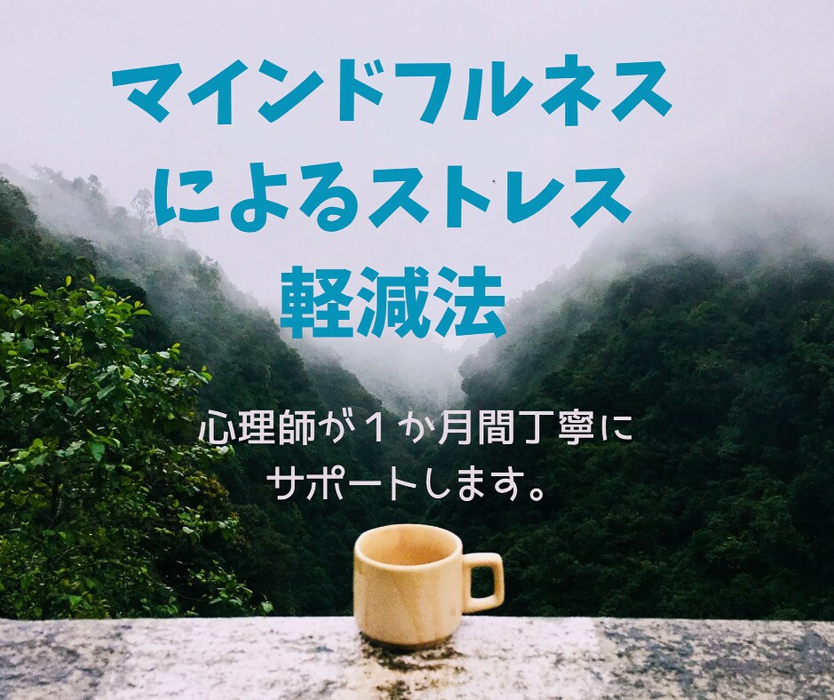 マインドフルネス瞑想によるストレス解消法教えます ストレス軽減に最適な方法を公認心理師が丁寧にサポートします。 イメージ1