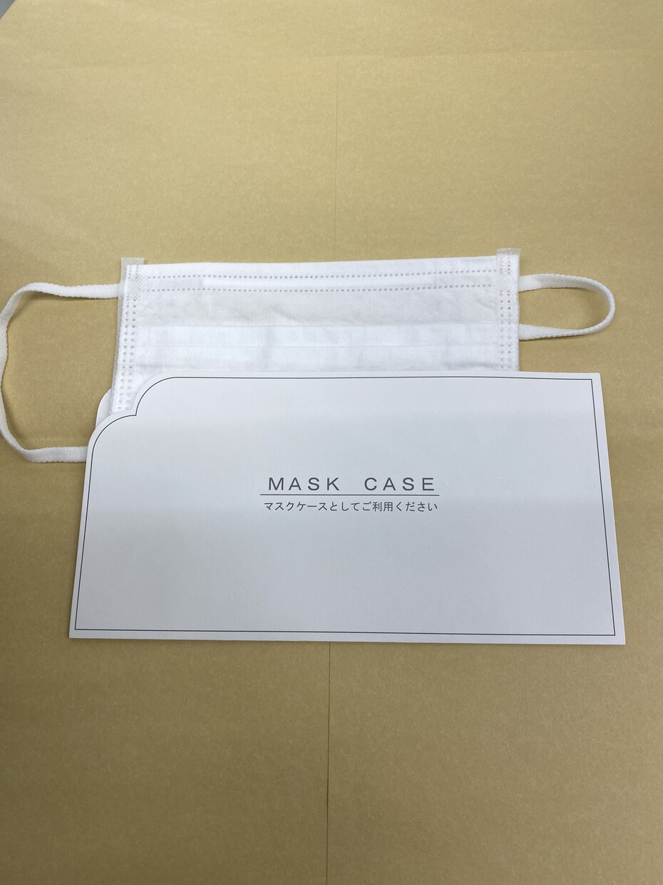 紙製オリジナルマスクケースベース販売致します オリジナルマスクケースベース版販売！ イメージ2