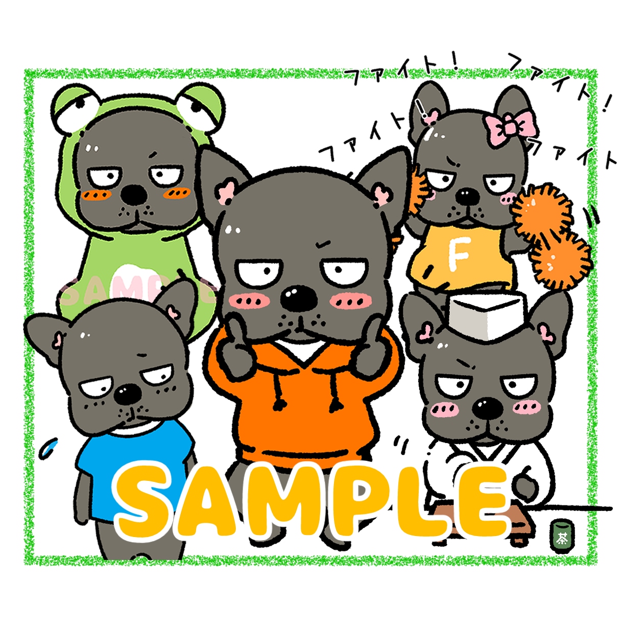 かわいい動物キャラ★人物や小物セットも作成します 動画や配信、スタンプやSNS、挿絵や教材などに★ イメージ5