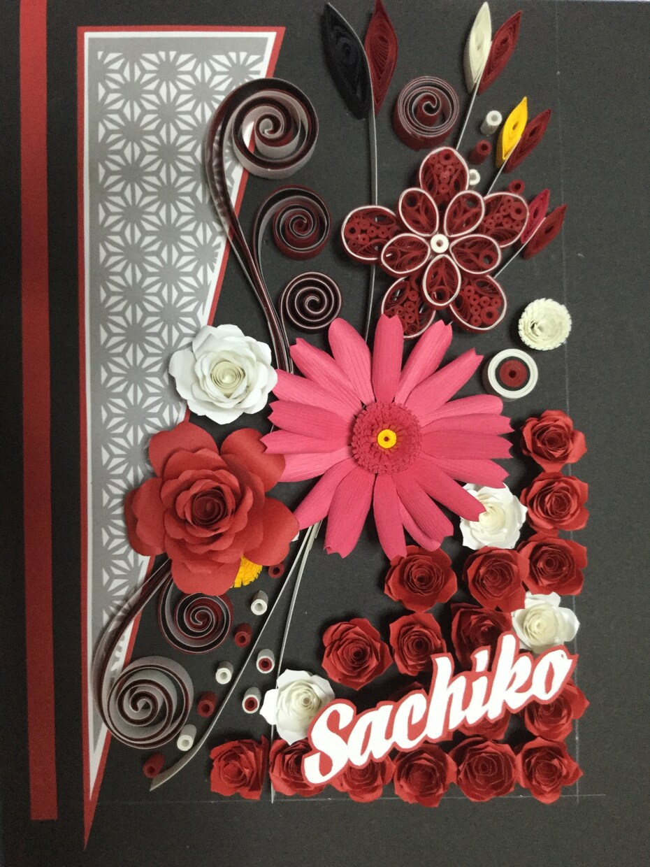 結婚式のウェルカムボード作成いたします 切り絵・クイリング・ペーパークラフトなどでお作りいたします。 イメージ2