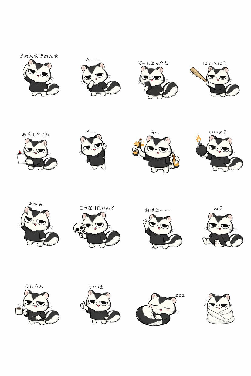 イメージ不要！オリキャラでLINEスタンプ作ります 誰でもイメージ0から作成できます。商用利用も？？ イメージ2