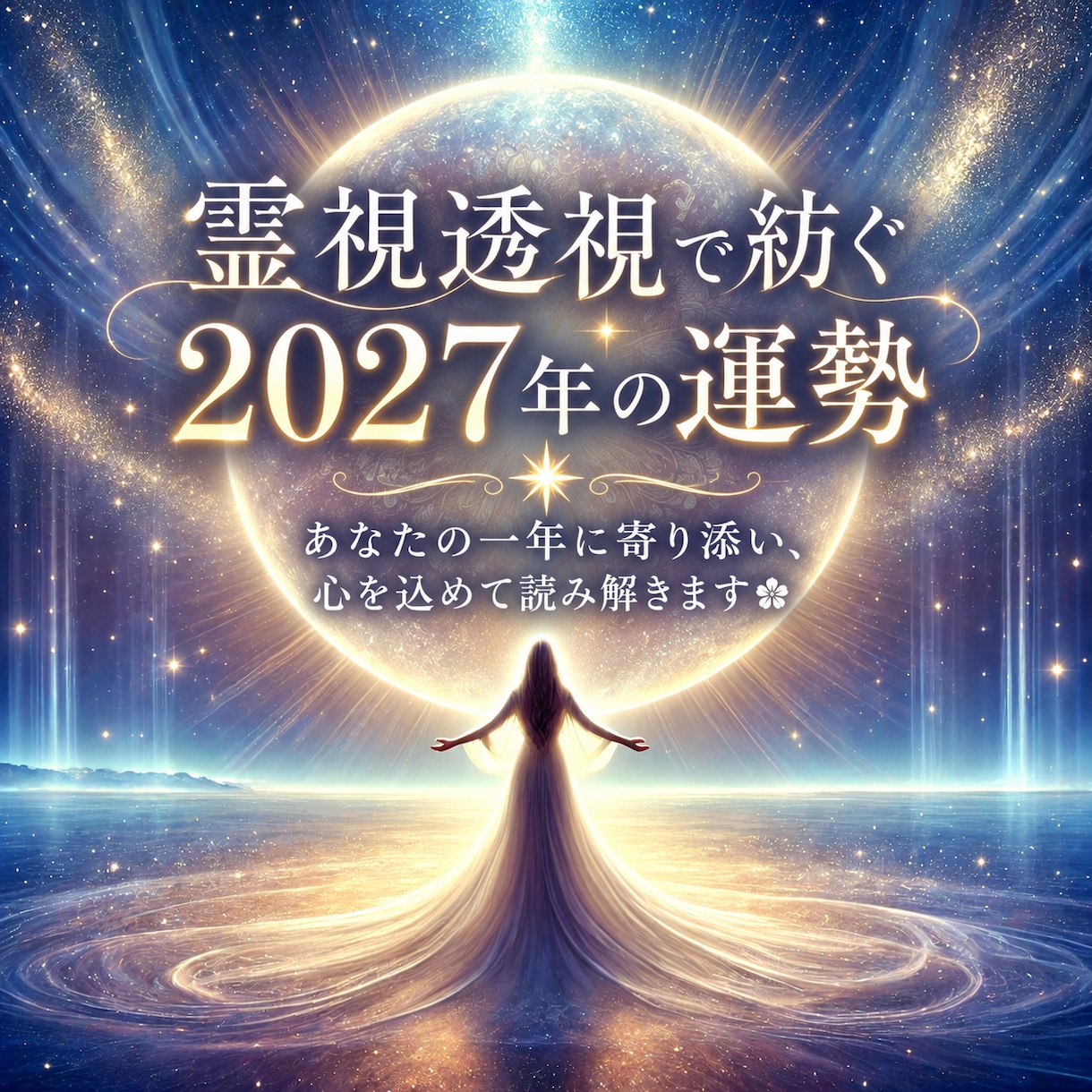 霊視透視で紡ぐ「2027年運勢」を丁寧に鑑定します 霊感霊視であなたの一年に寄り添い、心を込めて読み解きます❀ イメージ1