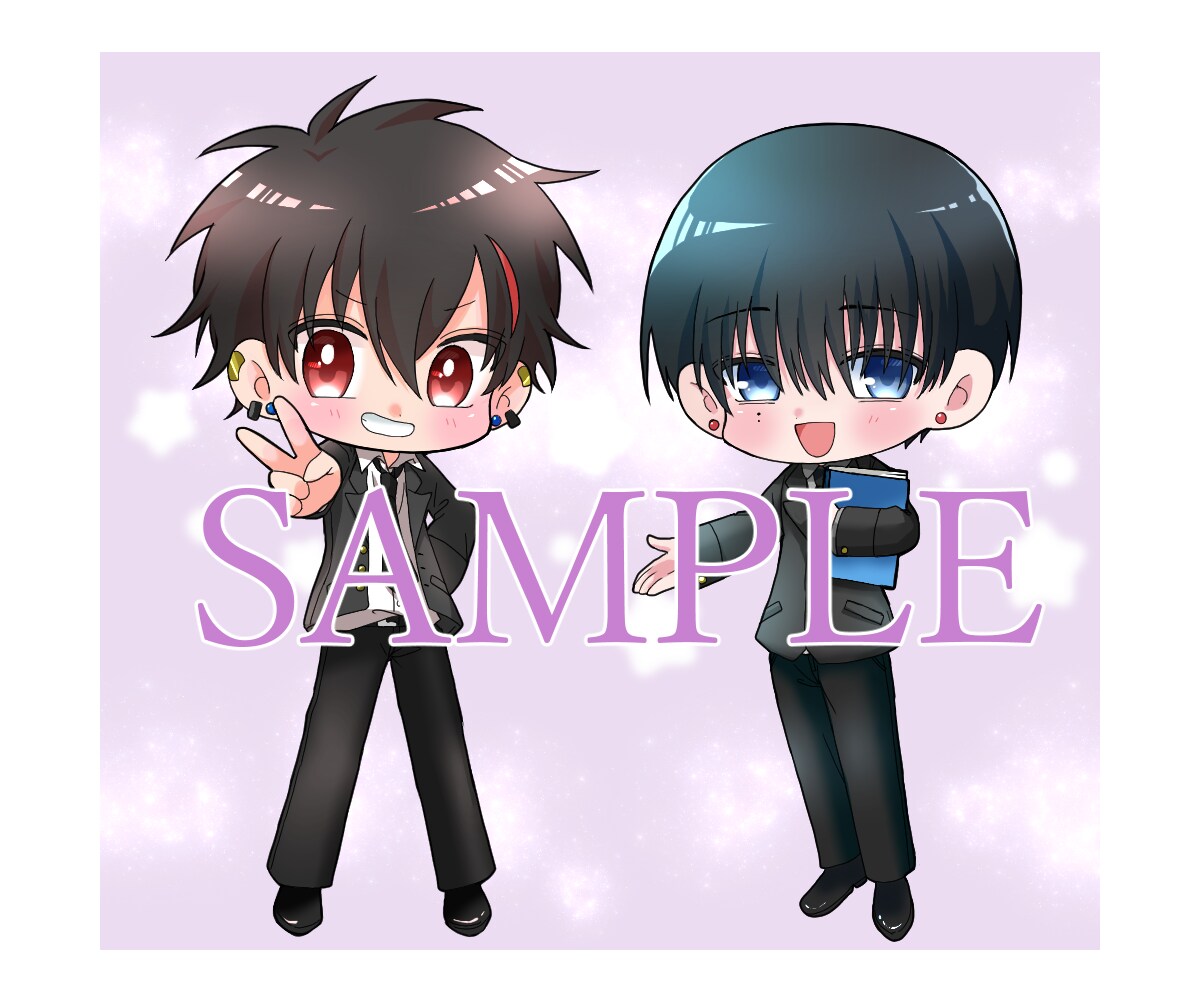 デフォルメイラスト描きます 2.5等身ほどのイラストどうですか？？♪ イメージ3