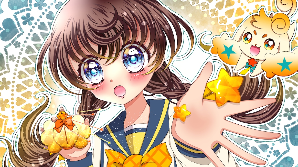 可愛くて目立つ！少女漫画風な動画イラストを描きます MV・歌ってみた・プレゼント・結婚式・アピールなどにいかが？ イメージ2