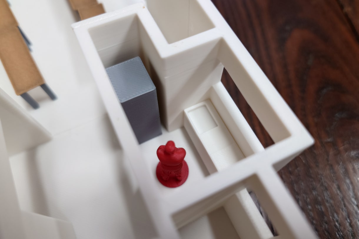 ３Dプリンターでの建築模型を製作いたします 基礎部と躯体部は色分けできます イメージ5
