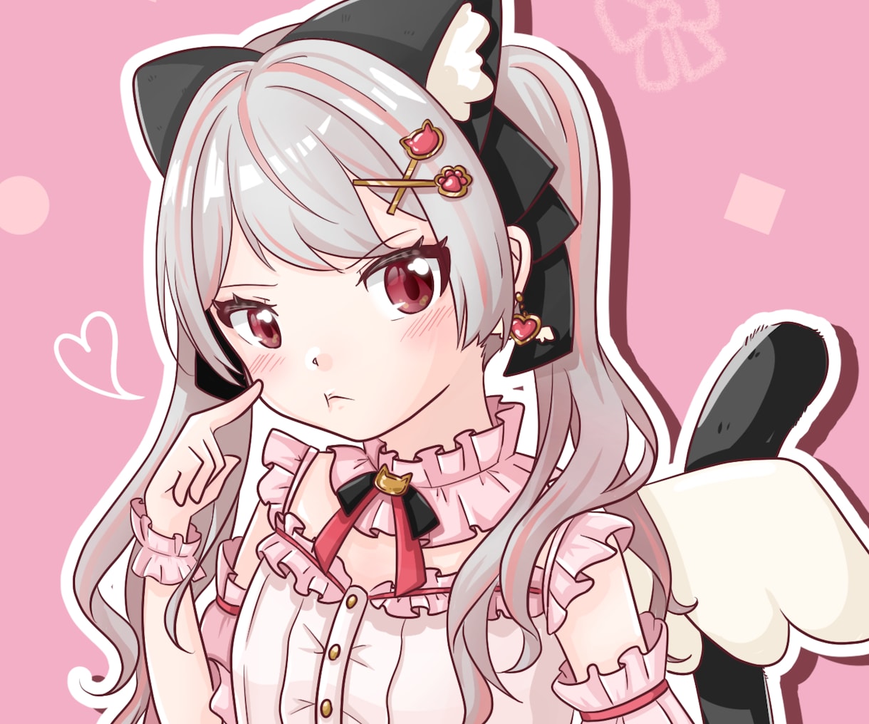 商用OK！Vtuberさんや人物イラスト描きます サムネやアイコンにも使いやすいイラストを作成します！ イメージ3