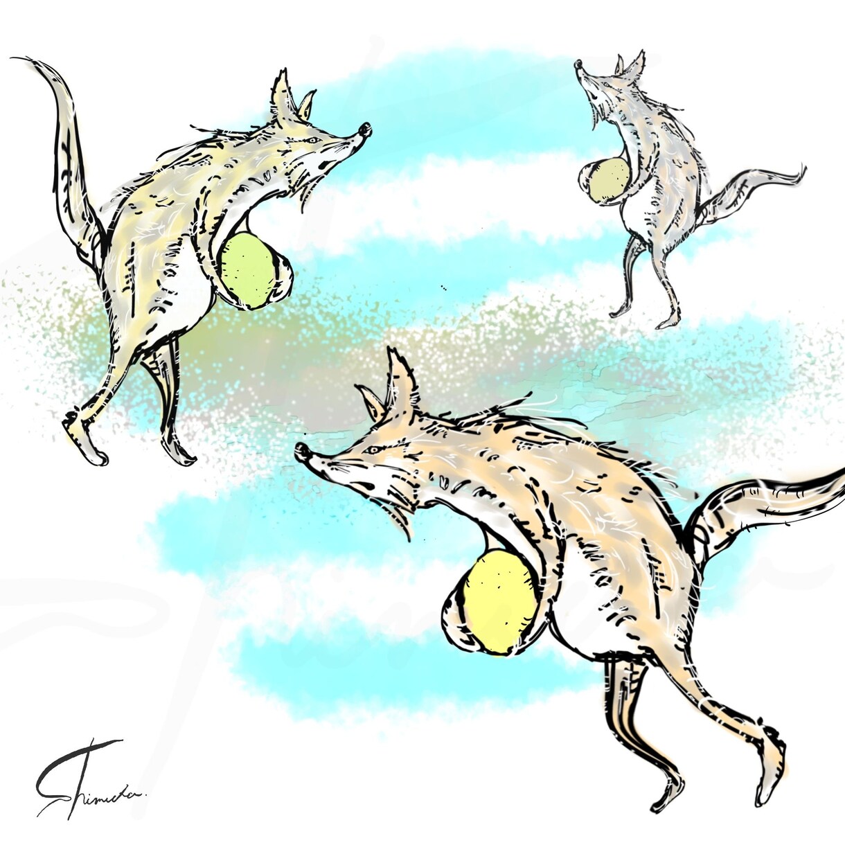 ふしぎなあたたかさと面白味のある絵をお描きします 表紙や挿絵、snsアイコンなどなどに。 イメージ10