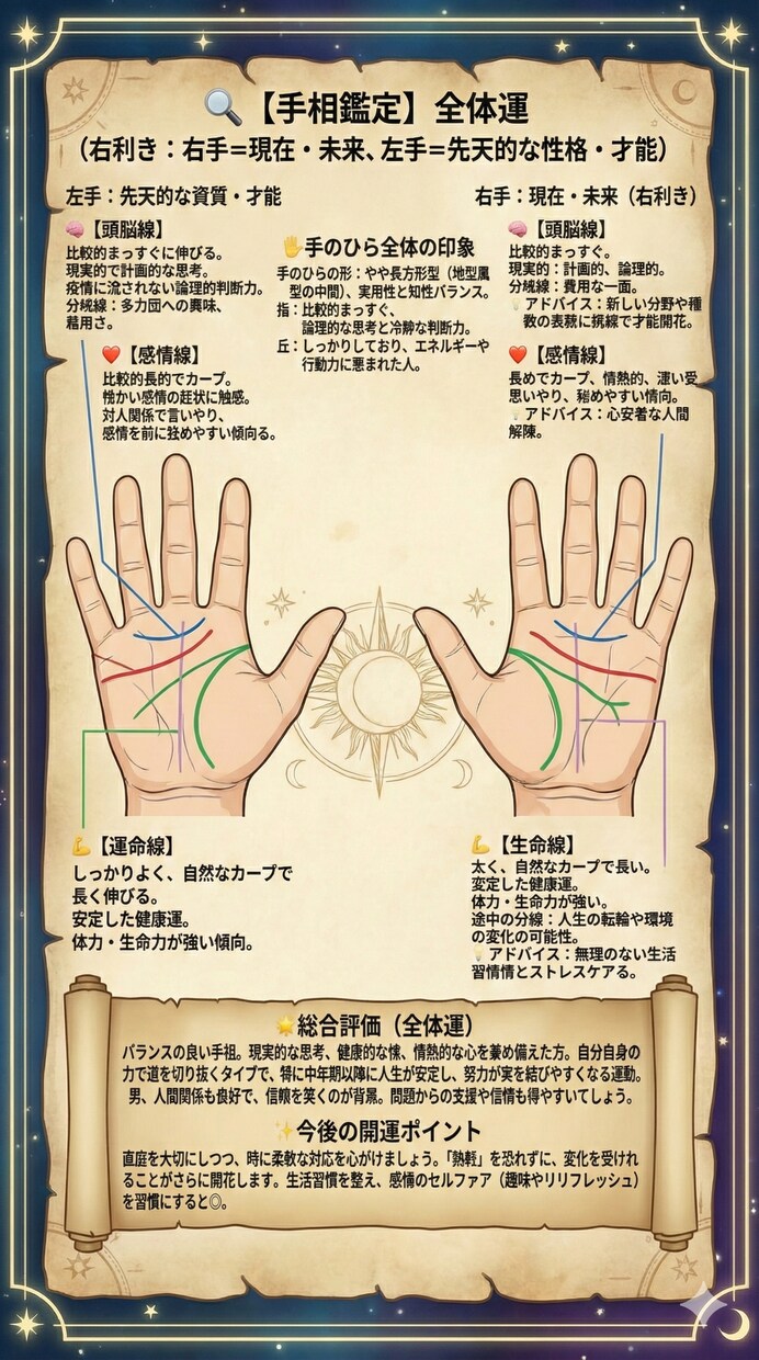 あなたの手の平に刻まれた未来占います 手相＋手の丘を丁寧に読み解き、「本当のあなた」を可視化！ イメージ2