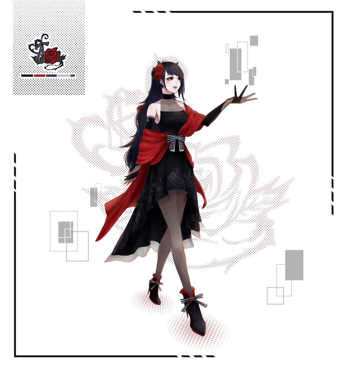 かっこいい系のイラスト全般・Live2D制作します キャラデザや1枚イラスト、Live2Dその他制作します！ イメージ5