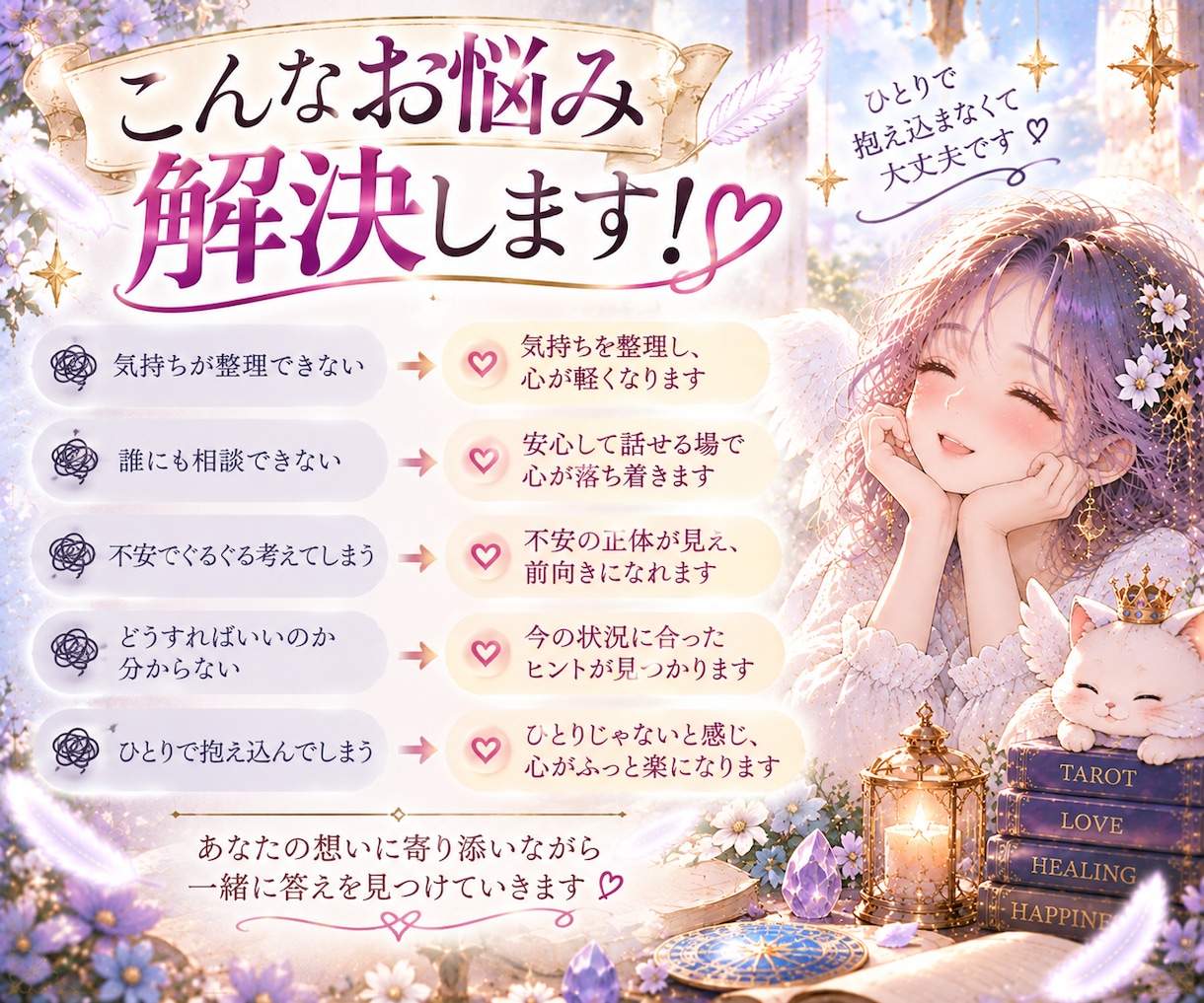 集中霊視チャット鑑定❣️60分間なんでも鑑定します いつも時間が足りない！色んなことを相談したいあなたにオススメ イメージ5