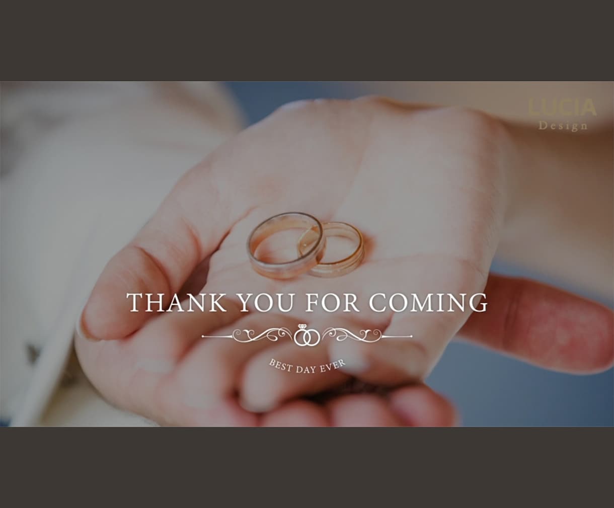 ゲストへのメッセージ入り結婚式エンドロール作ります 【最短10日納品】「ありがとう」がいっぱいの心温まる映画風 イメージ2