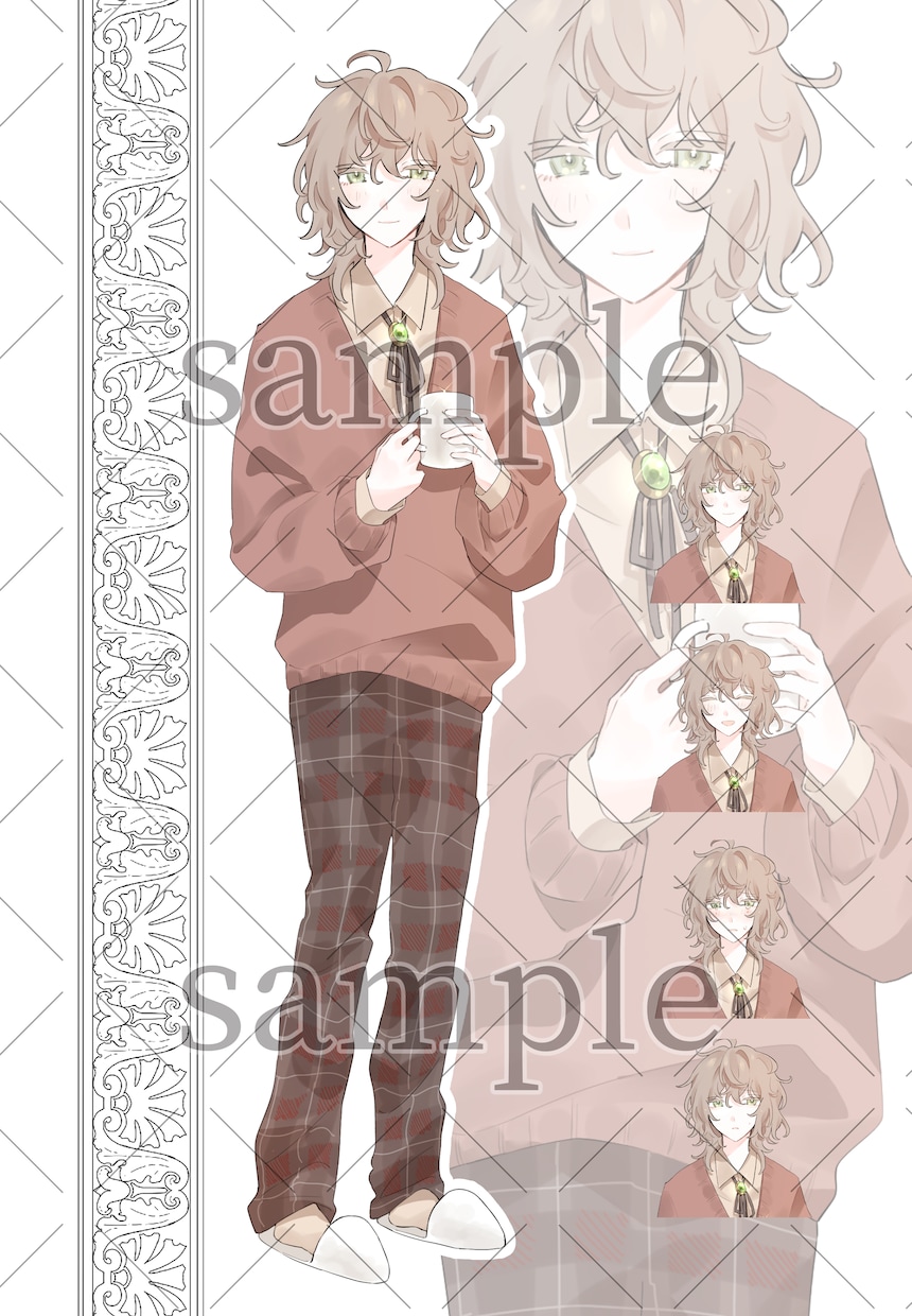 立ち絵イラスト描きます 全身の立ち絵イラストを描きます！TRPGなどにお使い頂けます イメージ3