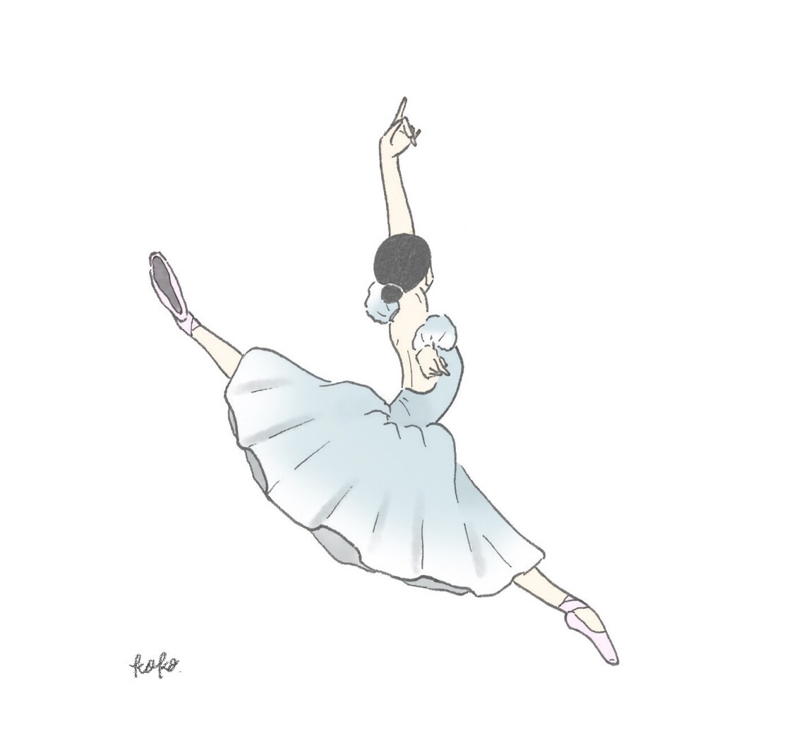 商用可・短納期｜バレエイラストを描きます バレエ経験者が描く｜美しさを惹き立てる心ときめくイラスト イメージ3