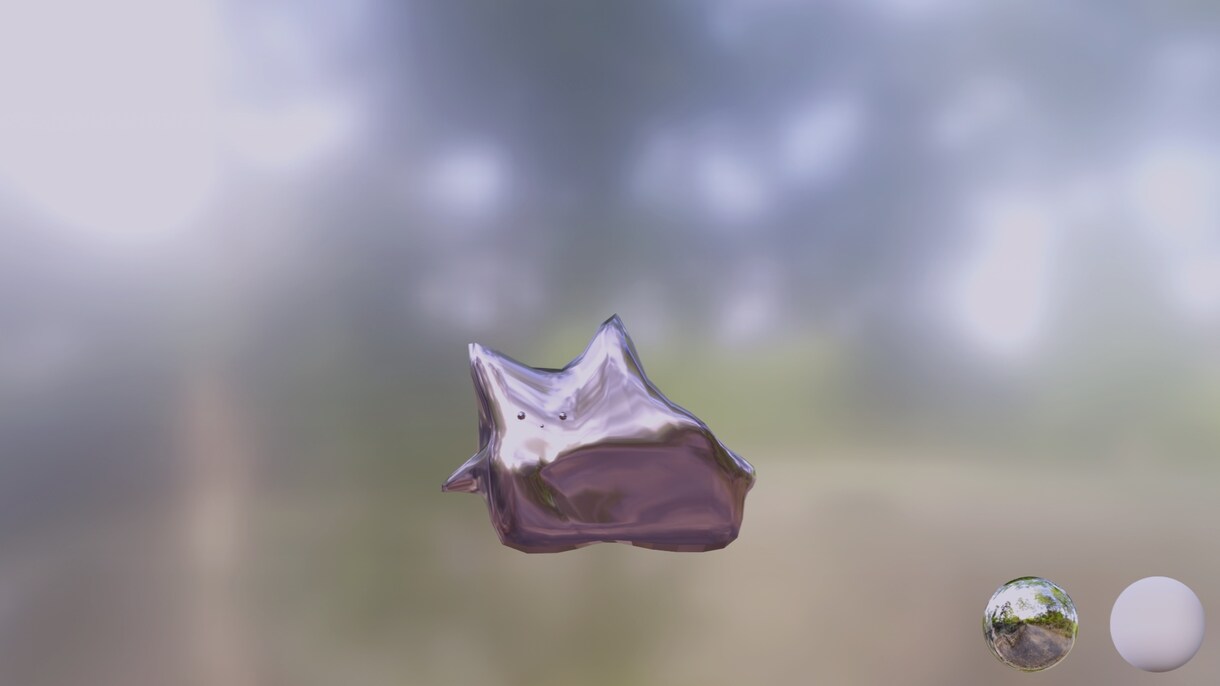 誰とも被らないかわいいいきものたちをつくります ふわふわとただようようなキャラクターたち イメージ1