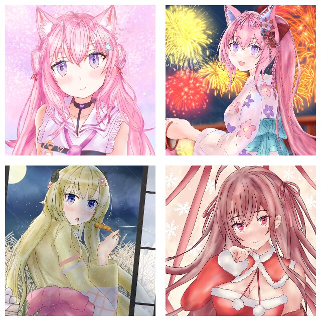 SNSアイコン、SDキャラ、立ち絵等描きます あなただけのイラスト、オリジナルキャラクターを制作します。 イメージ8