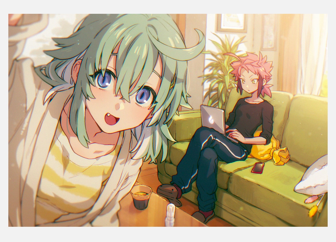 SNSやV活動に！キャッチーなイラストを描きます 実在しているかのような、個性的で雰囲気のあるイラストを！ イメージ3